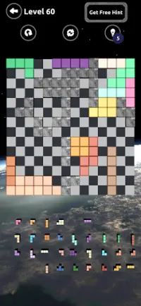 Blokir permainan puzzle - Dinding Master Screen Shot 1