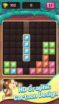 Khối Puzzle Jewel: 1010 Trò chơi Mania Screen Shot 1