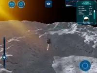 Moon Lander 3D Simulator Screen Shot 16