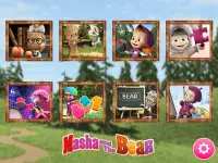 Masha and the Bear. Educational Games Screen Shot 1