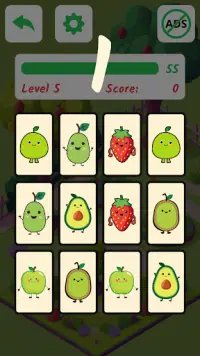 Kids Memory Game: Fruits Screen Shot 19