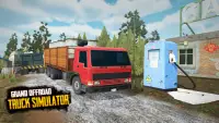 US offroad cargo truck simulator : Mud Driving 3D Screen Shot 4