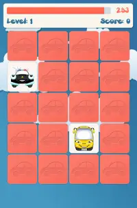Cars memory game for kids Screen Shot 4