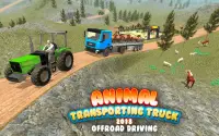 Animal Transportando Truck de 2018: Condução Offro Screen Shot 7