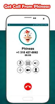 Call From Phineas and Ferb Screen Shot 2