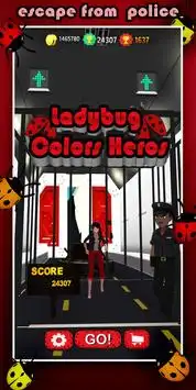 Subway  ladybug girls adventure Screen Shot 1