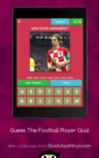 Guess The Football Player Quiz Screen Shot 16