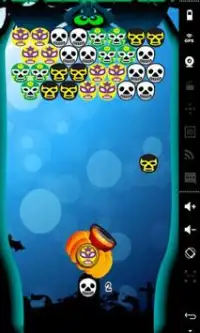 Bubble Shooter Halloween Game Screen Shot 1