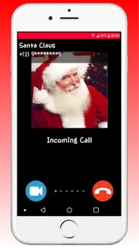 Call you Santa -Video Call from "Santa Claus" Screen Shot 0