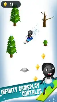 Stickman Surf Snowboard Screen Shot 5