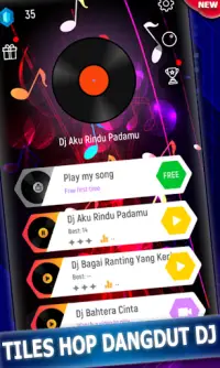 Dangdut EDM Tiles Hop Music Games Songs Screen Shot 0