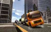 Frachtflugzeug-Simulator: Auto Transporter Truck 3 Screen Shot 5