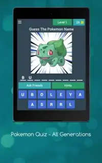 Pokemon Quiz - All Generations Screen Shot 6