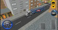 Car transport 3D trailer truck Screen Shot 12