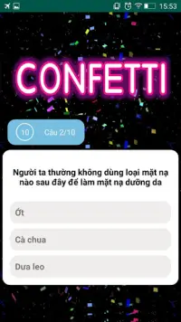 Confetti Việt - Chơi game nhận thưởng Screen Shot 0