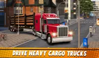 Euro Truck Simulator 2 : Cargo Truck Games Screen Shot 4