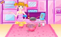 Cozinhar hamburguer e fritadas : Jogos para Menina Screen Shot 2