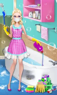 Fashion Doll - House Cleaning Screen Shot 0