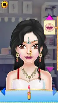 ألعاب تلبيس بنات ومكياج : ألعاب بنات هندية Screen Shot 5