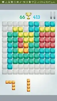 10x10 block king puzzle game Screen Shot 1