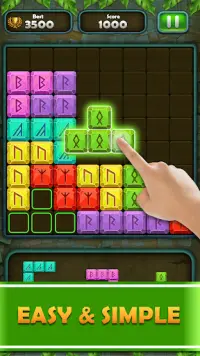 Block Falling Puzzle: Colorful Block Jigsaw Game Screen Shot 2