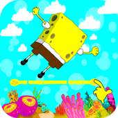Flying SpongeBob