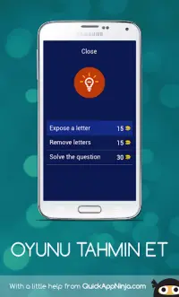 OYUNU TAHMIN ET TURKCE Screen Shot 5