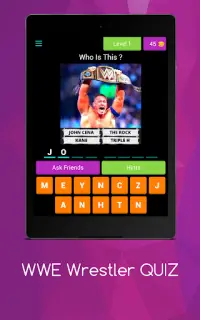WWE QUIZ Game - Wrestler Quiz Game - 2021 Screen Shot 16