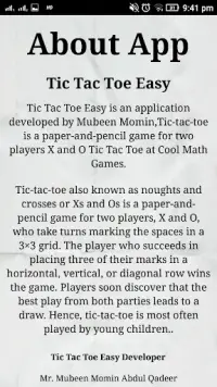 Tic Tac Toe Easy Screen Shot 3
