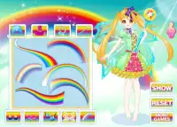 Rainbow fashion princess games Screen Shot 0