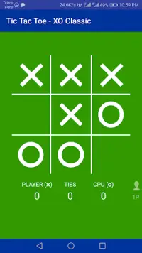 Tic Tac Toe -  Noughts and Crosses - X and O game Screen Shot 4