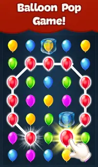 Balloon Pop Game 2021 - Balloon Match 3 Games Free Screen Shot 0