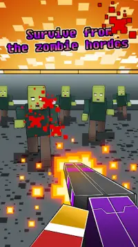 Hero Pixel V Zombie Gun 3D Screen Shot 1