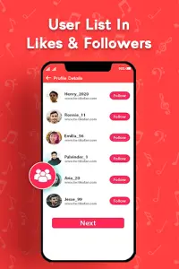 Followers and Likes for Tiktok free Screen Shot 2