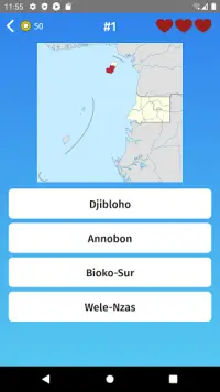 Guinée équatoriale: Provinces - Quiz de géographie Screen Shot 0