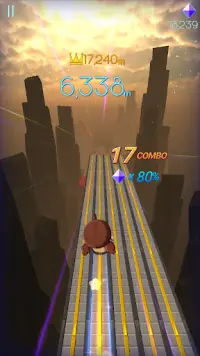 Sky Girls: Flying Runner Game Screen Shot 4