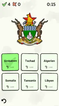 Länder Afrikas -Quiz: Karten, Hauptstädte, Flaggen Screen Shot 5
