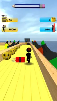 Stickman Run - Jumping Games Screen Shot 7