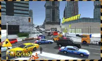 Supermarkt Taxi Driver 3D-Sim Screen Shot 0