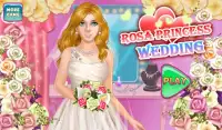 Rosa juegos princesa boda Screen Shot 6