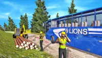 오프로드 버스 운전 게임 2019 - Offroad Bus Driving Games Screen Shot 6