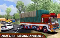 भारतीय पहाड़ कार्गो ट्रक 3 डी: शहर ट्रक 3 डी Screen Shot 1