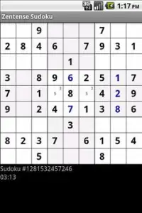 Zentense Sudoku Screen Shot 0