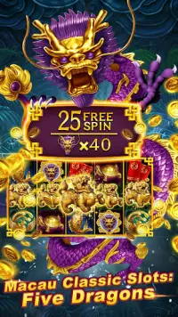 Grand Macau Casino Slots Games Screen Shot 3