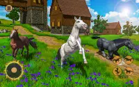 Wild horse family simulator 3D Screen Shot 9