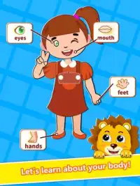 Kids Learn Body Parts - Learn with interaction Screen Shot 4