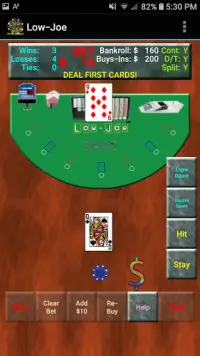 Low-Joe: Reverse Blackjack Screen Shot 1