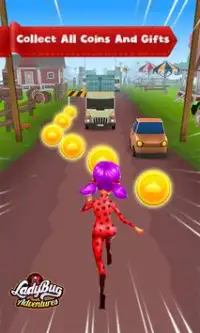 Subway Ladybug Run 3D Games Screen Shot 0