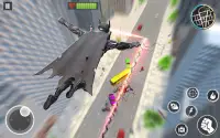 Bat Robot Hero Man Bat Games Screen Shot 1