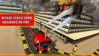 Modern Fire Truck Engine Sim 2018 Screen Shot 0